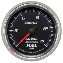 Bränsletrycksmätare 66.7mm 15PSI (Mekanisk) COBALT